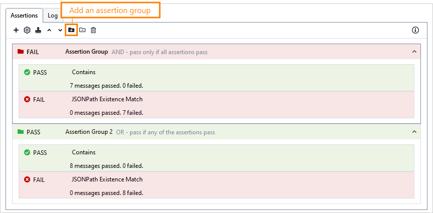 What's new in ReadyAPI 3.7.0: Assertion groups