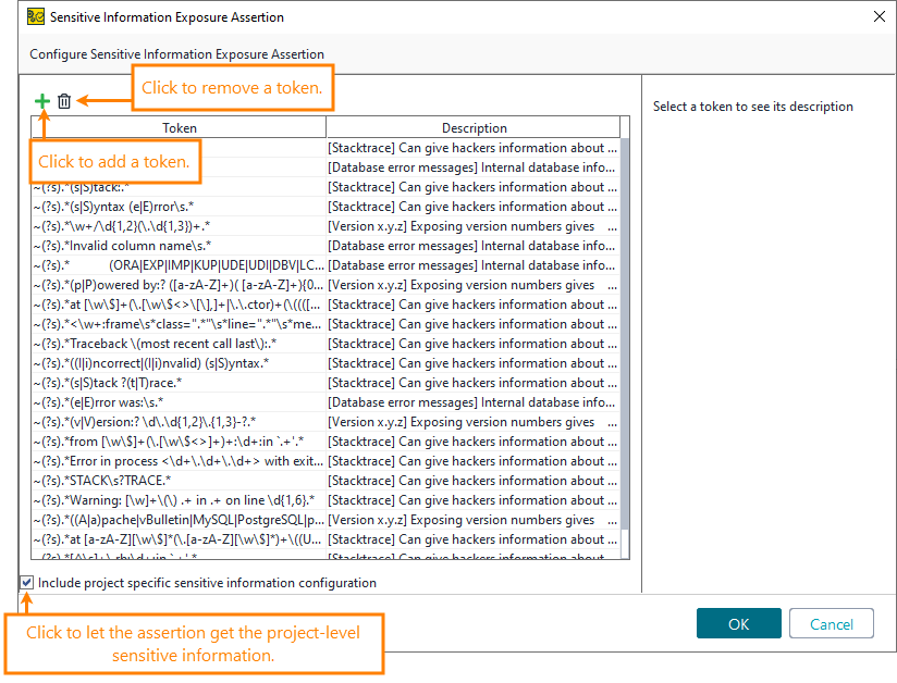 ReadyAPI: Configuring the Sensitive Information Exposure assertion ReadyAPI: Configuring the Sensitive Information Exposure assertion