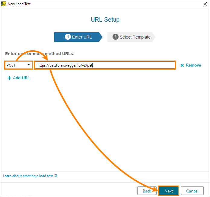 API load testing with ReadyAPI: URL Setup API load testing with ReadyAPI: URL Setup