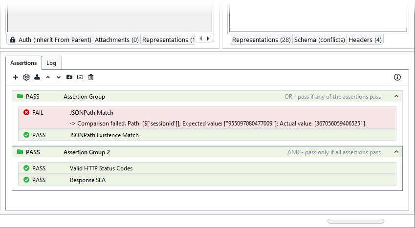 ReadyAPI: Assertion groups ReadyAPI: Assertion groups