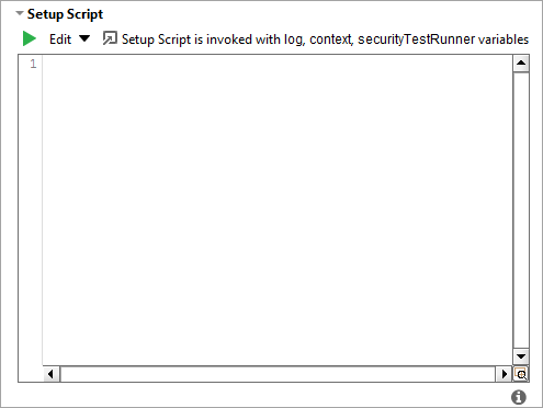 ReadyAPI: Setup Script editor