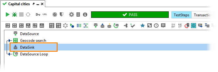 ReadyAPI: The data sink test step in a test case ReadyAPI: The data sink test step in a test case