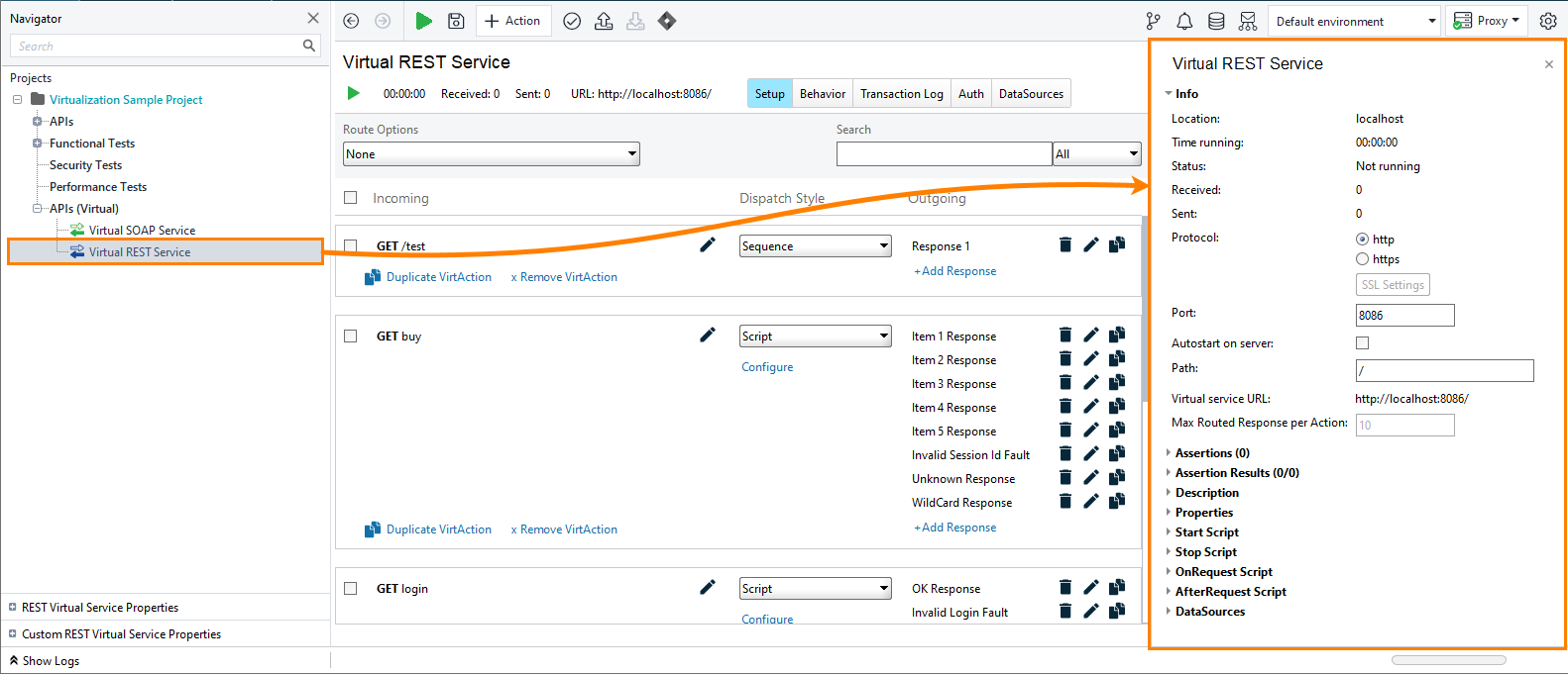 Service virtualization and API testing: Virtual service properties Service virtualization and API testing: Virtual service properties