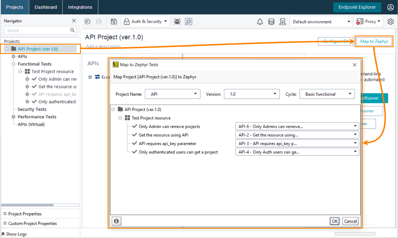 Zephyr Squad integration: Map project to Zephyr Squad Zephyr Squad integration: Map project to Zephyr Squad