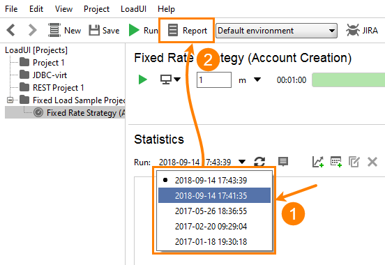 Create load test reports