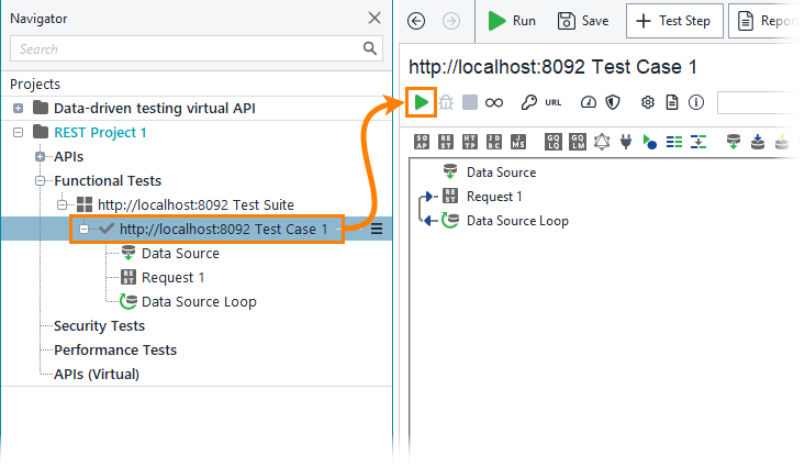 ReadyAPI: The test case
