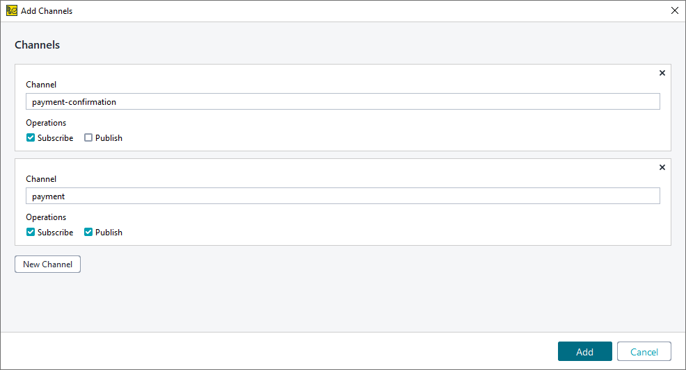 Testing Kafka API in ReadyAPI: Adding new Kafka channels