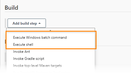 Execute batch command build step Execute batch command build step