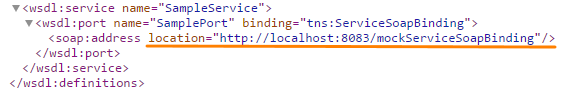 SOAP service virtualization: Virtual service address in the exposed WSDL SOAP service virtualization: Virtual service address in the exposed WSDL