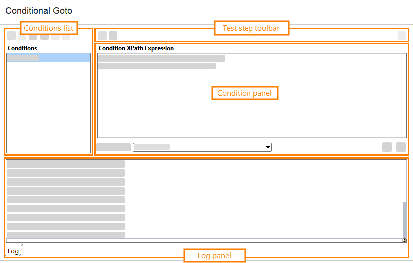 Conditional GoTo test step editor Conditional GoTo test step editor