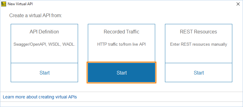 Service virtualization and API testing: Creating a new virtual API from recorded traffic Service virtualization and API testing: Creating a new virtual API from recorded traffic