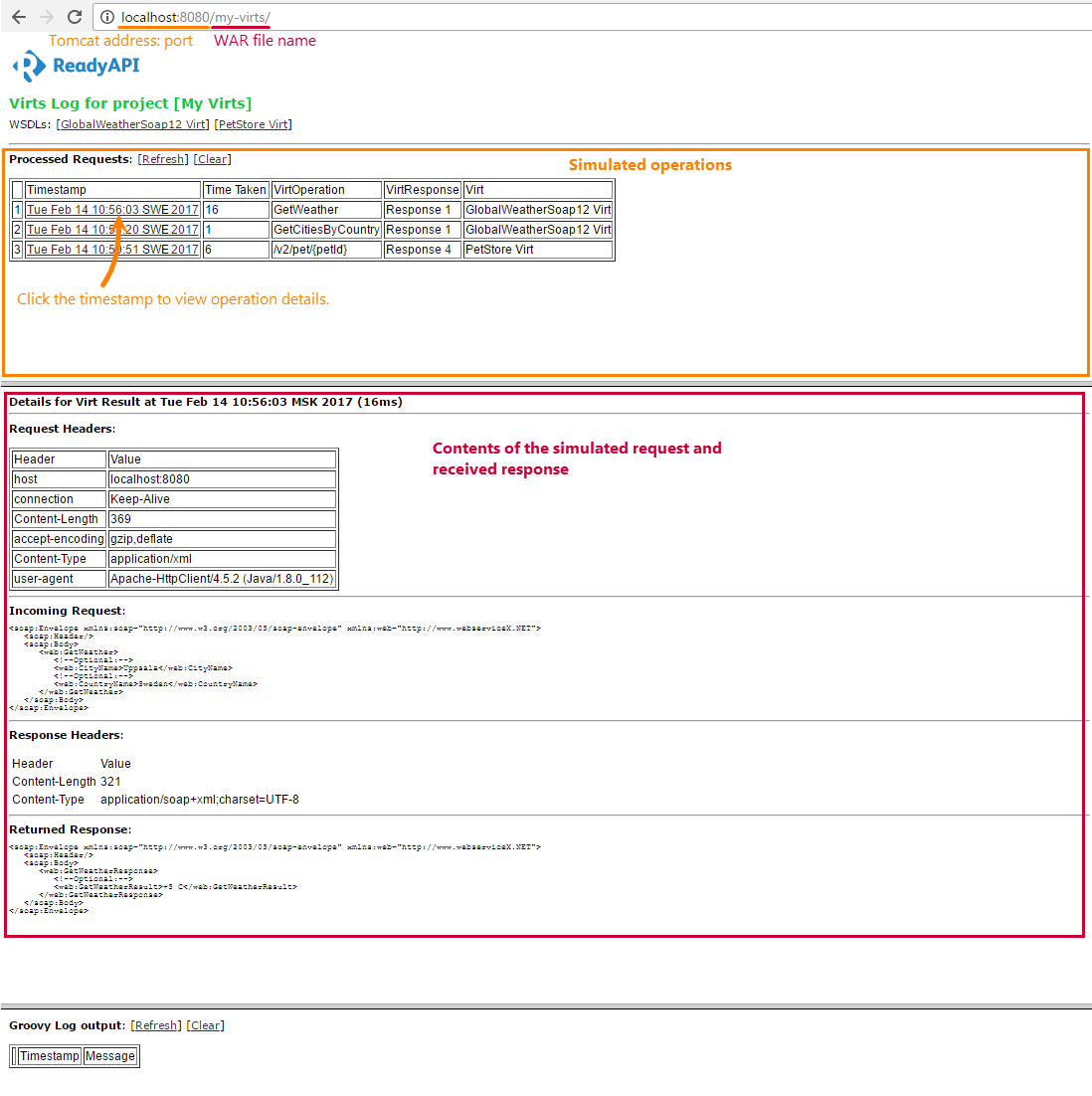 Service virturalization and API testing: WAR file in Tomcat Service virturalization and API testing: WAR file in Tomcat