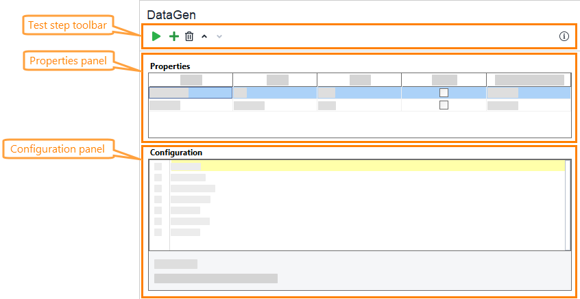 JDBC Request test step editor