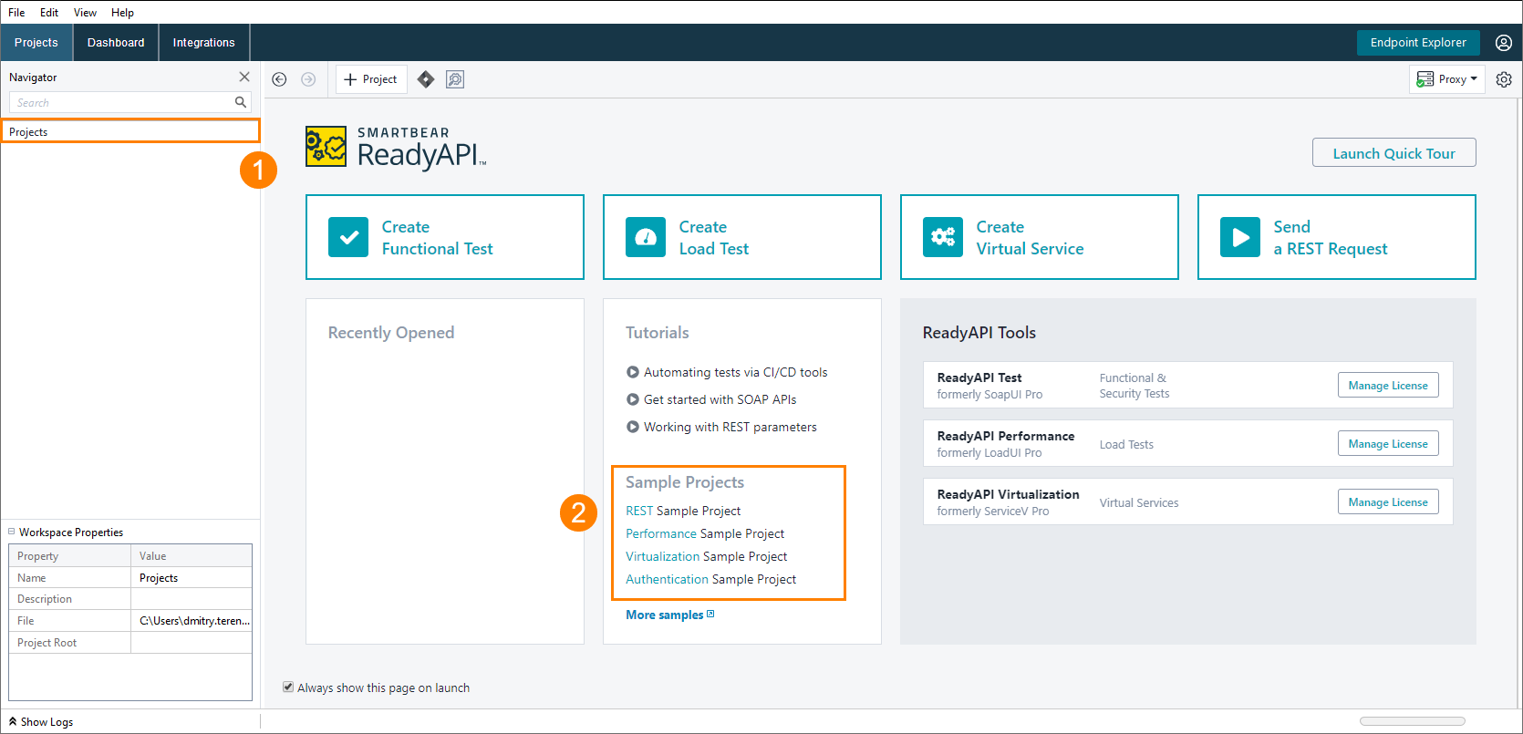 Functional Testing: Sample Projects