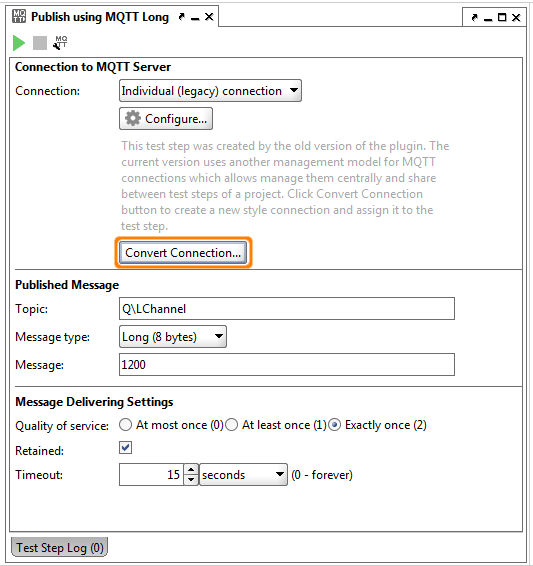 ReadyAPI: Converting the connection ReadyAPI: Converting the connection