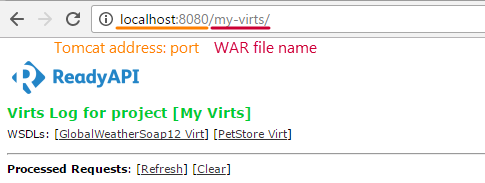 Service virturalization and API testing: WAR file in Tomcat Service virturalization and API testing: WAR file in Tomcat
