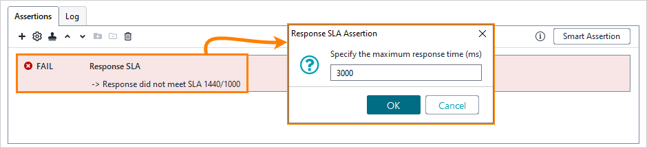 Change assertion properties Change assertion properties