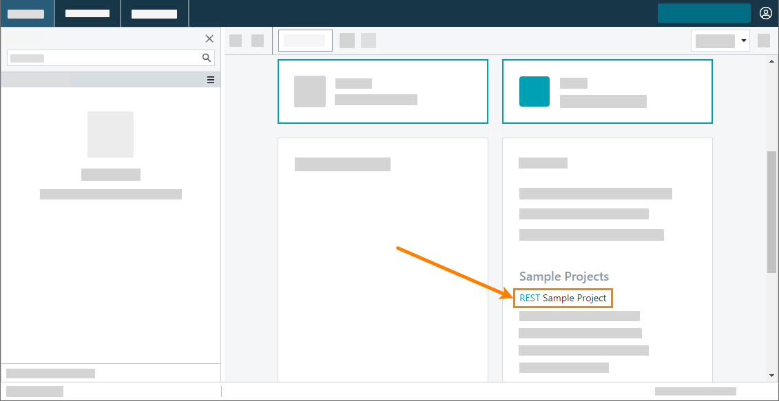 Excel DataSink Example: Opening sample project