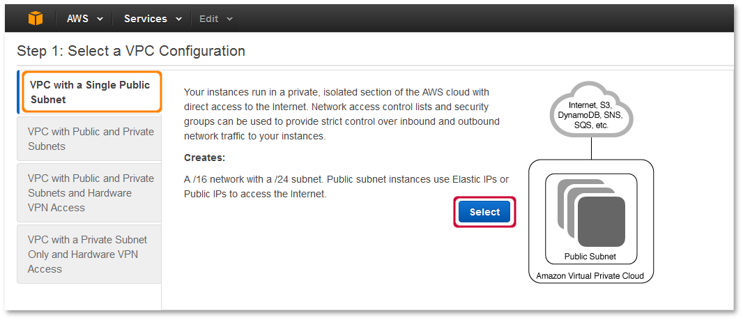 API distributed cloud testing with ReadyAPI: VPC with a Single Public Subnet API distributed cloud testing with ReadyAPI: VPC with a Single Public Subnet