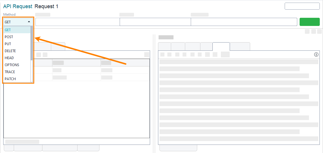 Configire REST request: Change request’s method Configire REST request: Change request’s method