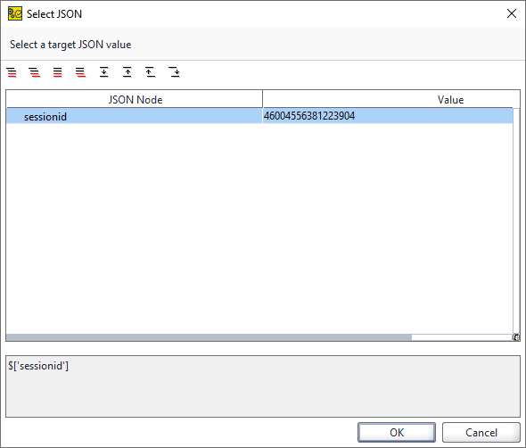 Excel Data Sink Example: Specify JSONPath