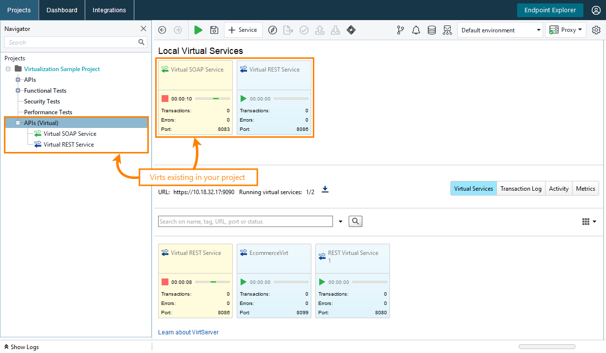 Service virtualization and API testing: Virtual services in ReadyAPI Virtualization Service virtualization and API testing: Virtual services in ReadyAPI Virtualization