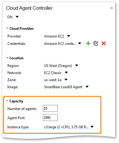 The Cloud Capacity Property