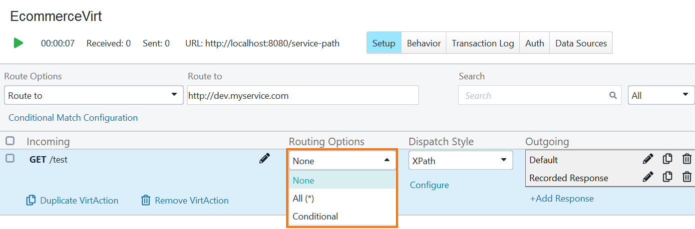 Service Virtualization and API Testing: Setting Routing Options of Operations Service Virtualization and API Testing: Setting Routing Options of Operations