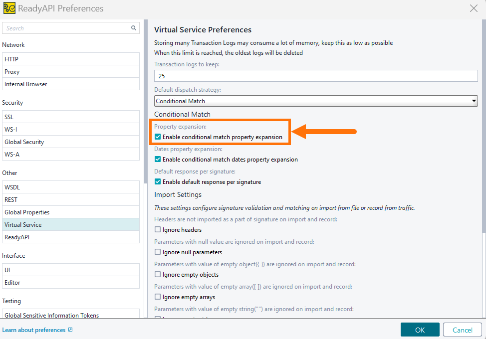 Enable Property Expansion