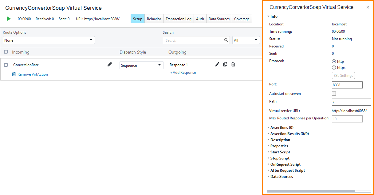 Service virtualization and API testing: Virtual API properties Service virtualization and API testing: Virtual API properties