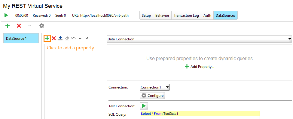 Service virtualization and API testing: The Add Property command