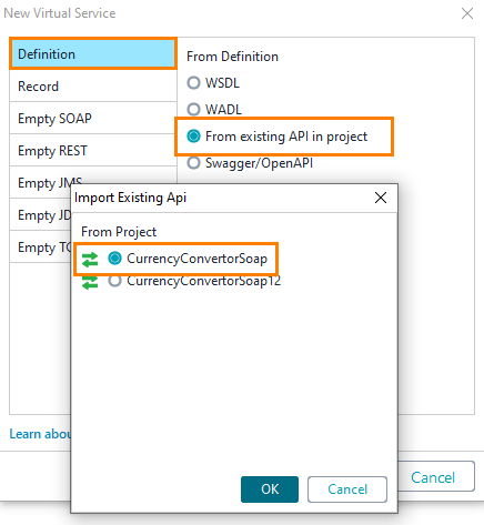 Service virtualization and API testing: Selecting specification Service virtualization and API testing: Selecting specification