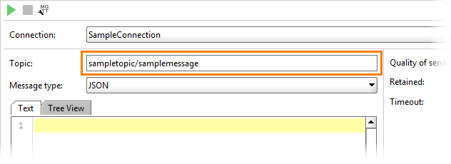 ReadyAPI: Entering a topic for the MQTT connection ReadyAPI: Entering a topic for the MQTT connection