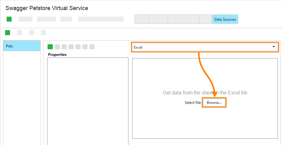 Selecting an Excel file as a data source Selecting an Excel file as a data source