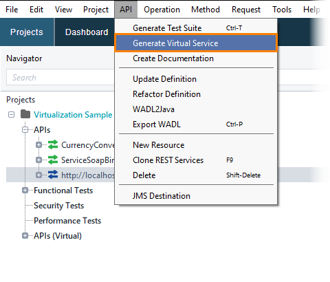 Service virtualization and API testing: Generating virtual APIs Service virtualization and API testing: Generating virtual APIs