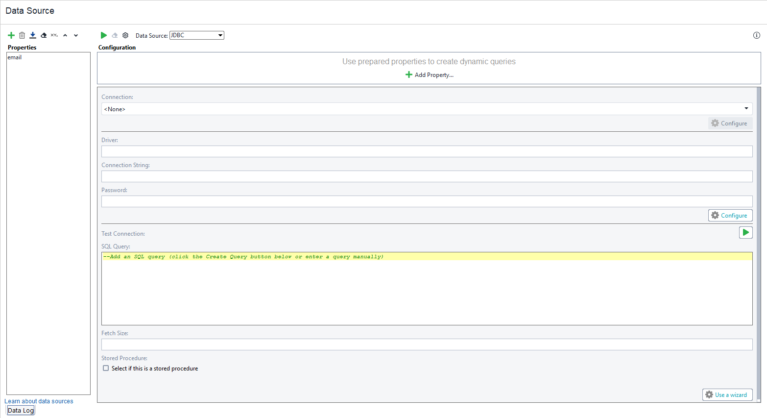 ReadyAPI: The JDBC data source