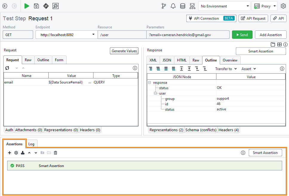 ReadyAPI: The REST request with the assertion ReadyAPI: The REST request with the assertion
