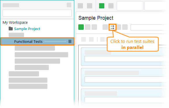 Run test suites in parallel