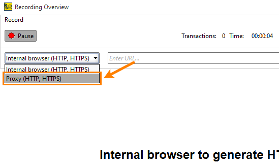 Service virtualization: Switch the discovery engine to proxy mode