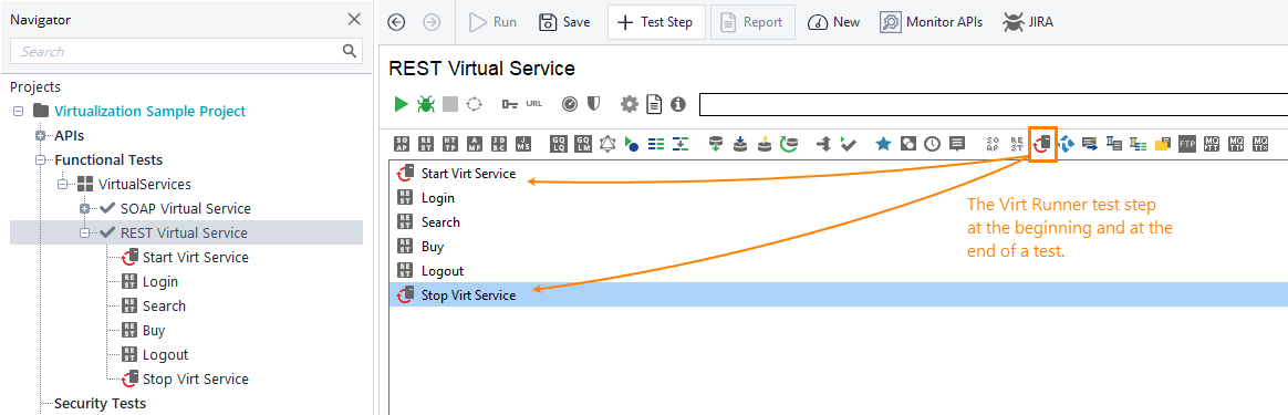 Service virtualization and API testing: Automating test runs with the Virtual Service Runner test step