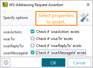 ReadyAPI: Configuring the WS-Addresing Request assertion ReadyAPI: Configuring the WS-Addresing Request assertion