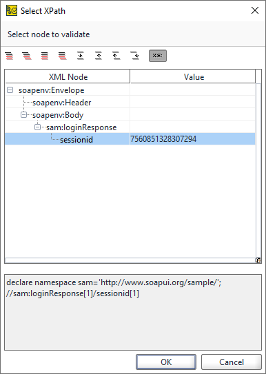 ReadyAPI: Selecting an element for XPath expression
