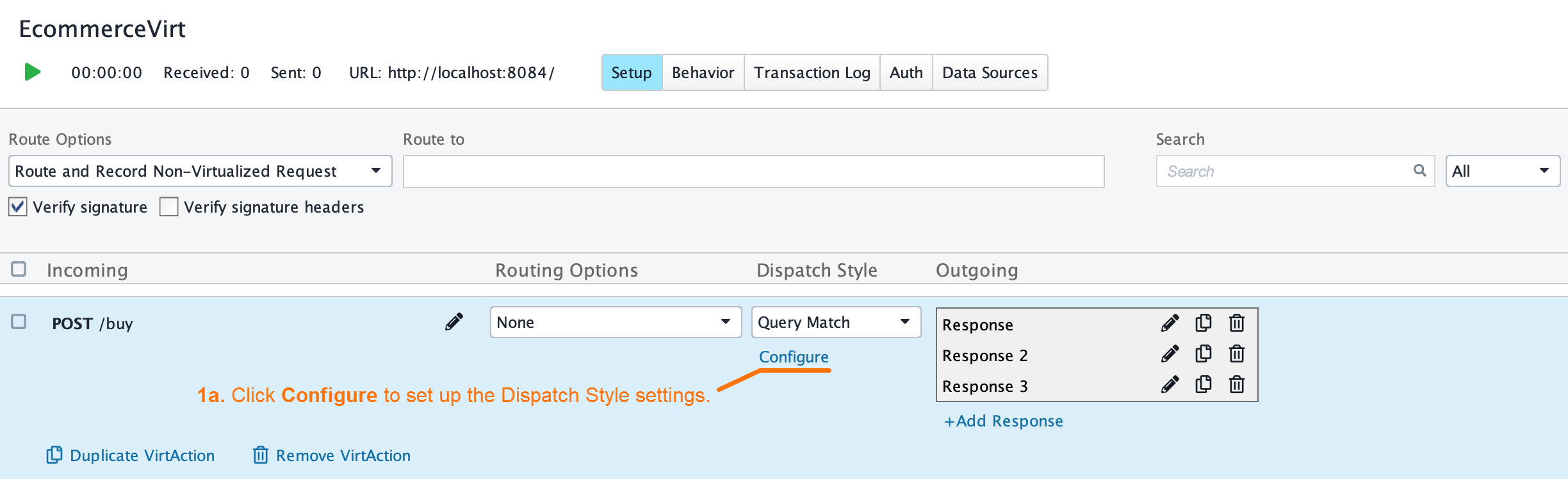 Configuring the Query Match dispatch strategy Configuring the Query Match dispatch strategy
