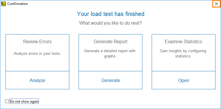 API load testing with ReadyAPI: Confirmation dialog API load testing with ReadyAPI: Confirmation dialog