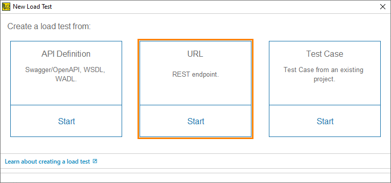 API load testing with ReadyAPI: New Load Test API load testing with ReadyAPI: New Load Test