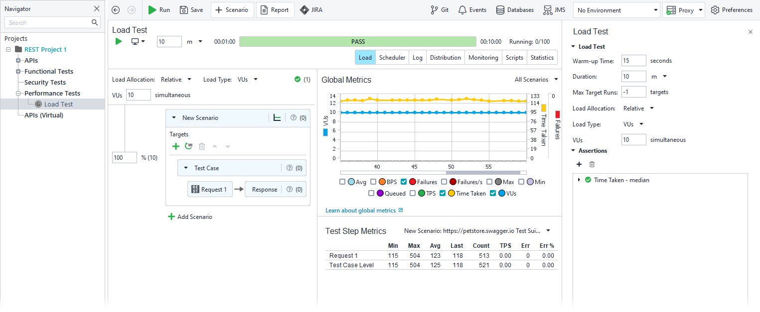 API load testing with ReadyAPI: Default Load Profile Parameters API load testing with ReadyAPI: Default Load Profile Parameters