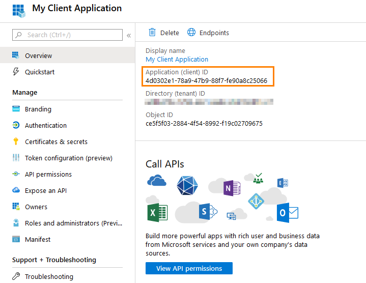 Azure OAuth 2.0 authentication tutorial: Application ID