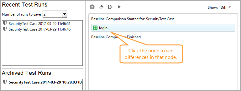 ReadyAPI: Showing differences on the Compare tab