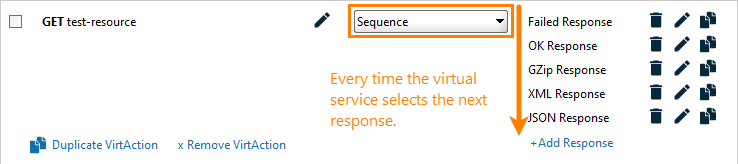 Service virtualization with API testing! : Properties of the Sequence dispatch strategy Service virtualization with API testing! : Properties of the Sequence dispatch strategy