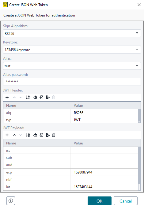 Create JSON Web Token Create JSON Web Token